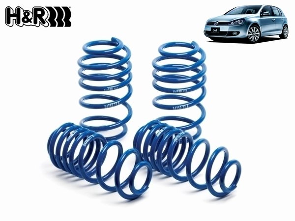 画像1: H&R ローダウンスプリング for VW Golf6/Golf6 Variant (1)