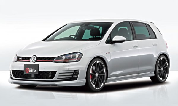 画像2: VaryReife フロントリップスポイラー (ウレタン) GOLF7 GTI (2)