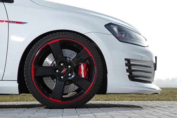 画像4: oettinger フロントスプリッター プライマー仕上げ GOLF7 GTI (4)