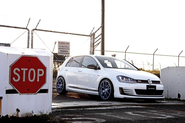 画像5: iSWEEP フロントカーボンスプリッター for Golf 7 GTI (5)