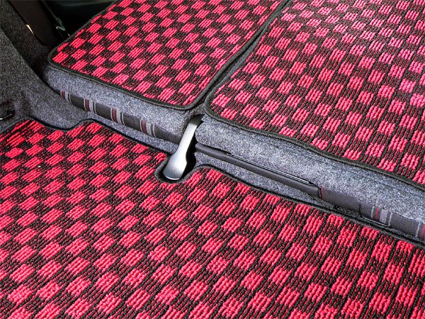 画像3: FOB-STYLE 車種専用リアシートバックマット Type-SL (チェック) (3)