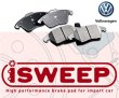画像1: iSWEEP ブレーキパット for Volkswagen (フロント用) (1)