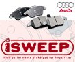 画像1: iSWEEP ブレーキパット for Audi (フロント用) (1)