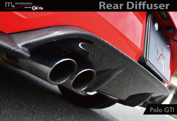 画像2:   m+ Rear Diffuser  for Polo GTI(6C)  (2)