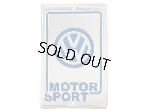 画像1: VW ガレージサイン MOTORSPORT (1)