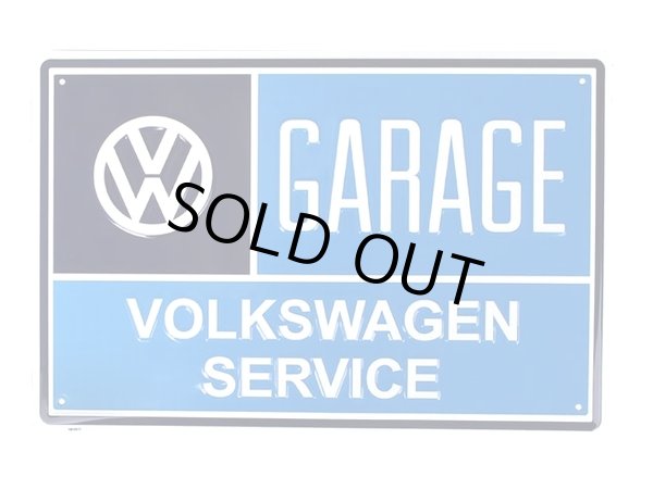 画像1: VW ガレージサイン VOLKSWAGEN SERVICE (1)