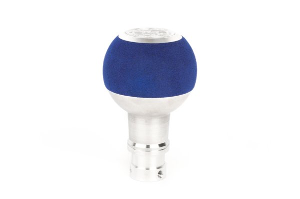 画像2: BFI Audi & VW　S-tronic,DSG,AT車用シフトノブSilver/Blue Alcantara（シルバー/ブルーアルカンタラ） (2)