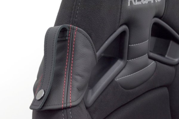 画像6: JADE 本革シートベルトガイド ナチュラルタイプ(本革×レッドステッチ) (6)