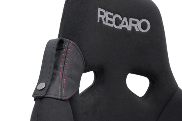 画像5: JADE 本革シートベルトガイド ナチュラルタイプ(本革×レッドステッチ) (5)