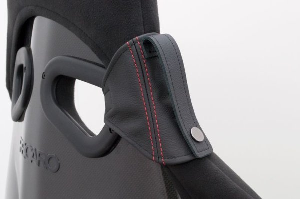 画像4: JADE 本革シートベルトガイド ナチュラルタイプ(本革×レッドステッチ) (4)