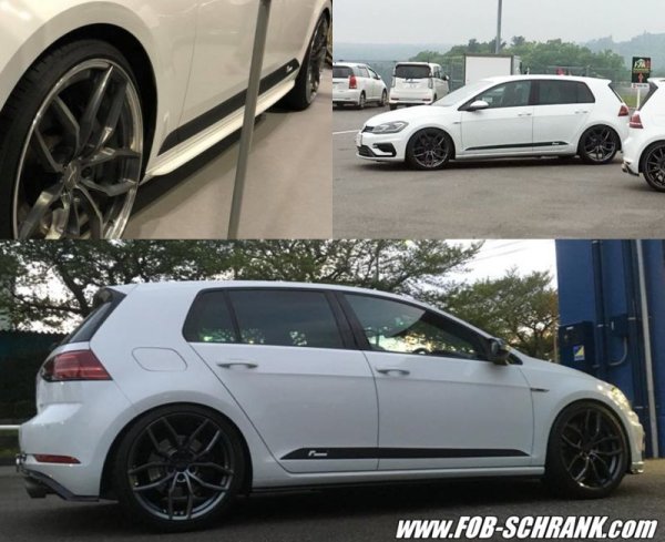 画像5: 【ブラックフライデー】Racingline サイドドアデカールショート /ゴルフ7 (5)