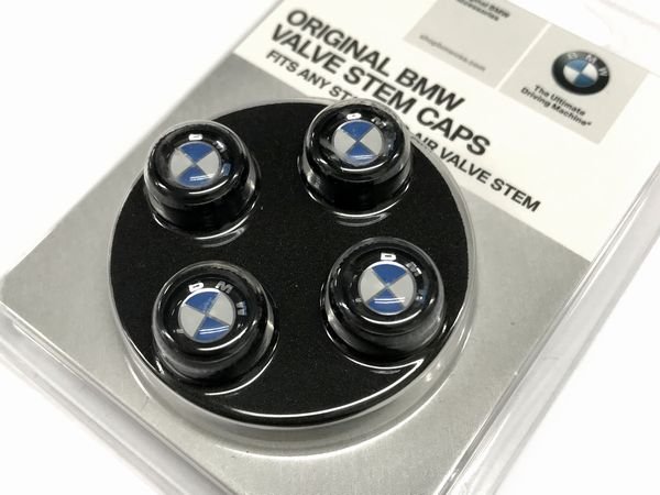 画像4: BMW バルブキャップ BMWマーク(ブラック) (4)