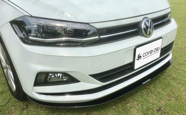 画像1: core OBJ POLO(AW1) Front Splitter Gloss Black (1)