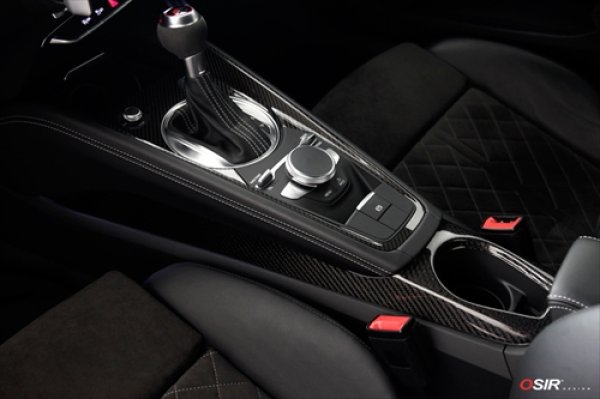 画像1: OSIR Console Mask TTMK3 カーボンセンターコンソールカバー for TT/TTS/TTRS(8S) (1)