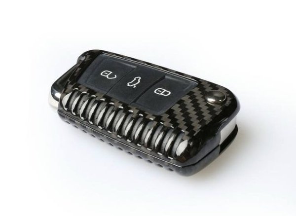 画像2: AutoStyle カーボンキーカバー for VW GOLF7.5/7  (2)
