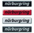 画像1: Nurburgring ステッカー 3D(立体)タイプ 2pcs (1)