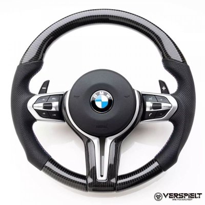 画像1: VERSPIELT　CarbonFiber/PerfortedLeatherSteering Wheels　BMW F3X 