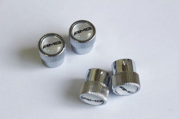 画像2: AMG バルブキャップ (BENZ VALVE STEM CAPS AMG) [ (2)