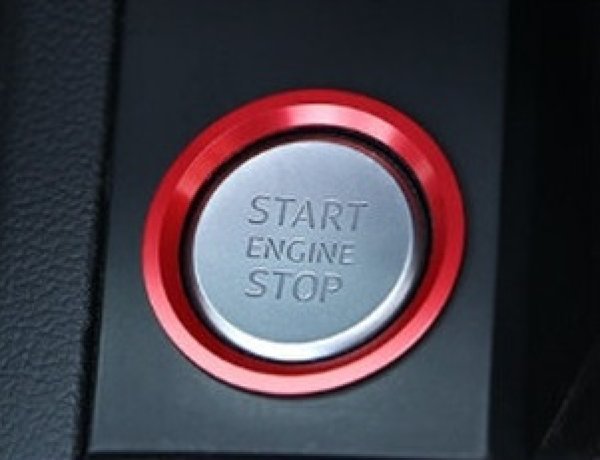 画像3: AUDI Start/Stop Button/Ring RED (3)