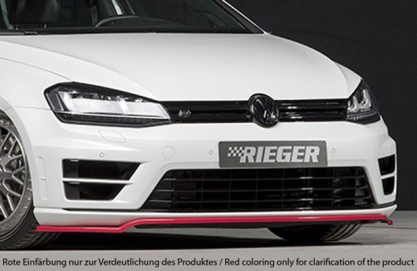 画像1: RIEGER  VW GOLF 7R　フロントスプリッター【お取寄せ商品】 (1)