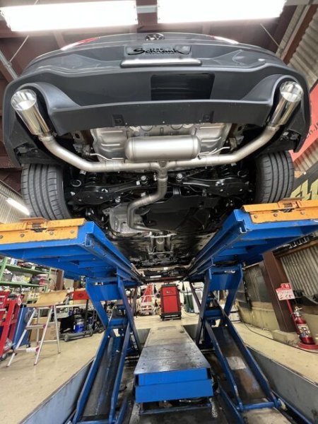 画像3: REMUS　GOLF8GTI　Φ102 アングル ストレートカット 左右マフラー (3)