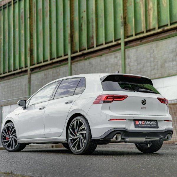 画像4: REMUS　GOLF8GTI　Φ102 アングル ストレートカット 左右マフラー (4)