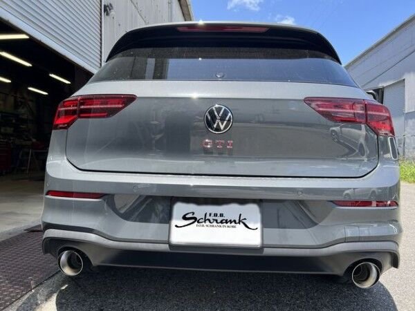 画像2: REMUS　GOLF8GTI　Φ102 アングル ストレートカット 左右マフラー (2)