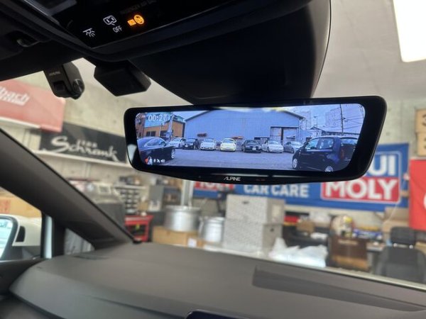 画像5: 【店舗取付専用】ALPINE純正交換タイプデジタルインナーミラーAUDI A4（8W)/A5(F5) (5)