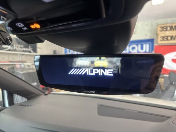 画像4: 【店舗取付専用】ALPINE純正交換タイプデジタルインナーミラーAUDI A4（8W)/A5(F5) (4)