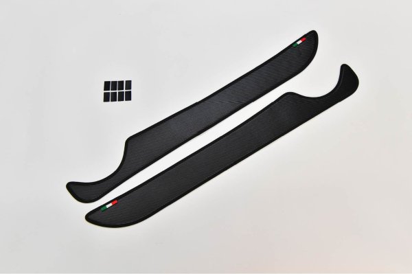 画像3: core OBJ Carbon Tone Door Kick Guard for ABARTH595.695/FIAT500 [900429] (3)