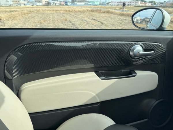 画像2: 【受注生産品】ドアパネルプレート for リアルカーボンタイプ [90000993CB] (2)