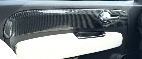 画像3: 【受注生産品】ドアパネルプレート for リアルカーボンタイプ [90000993CB] (3)