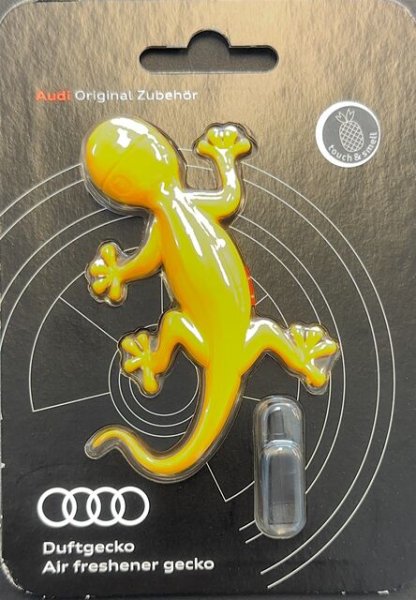 画像1: AUDI純正　Gecko Yellow Air Freshner (1)