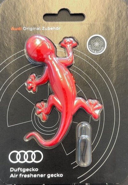 画像1: AUDI純正　Gecko Red Air Freshner (1)