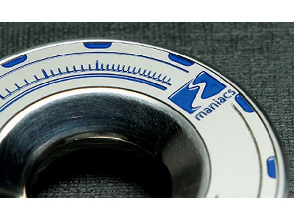 画像3: maniacs ソリッド・ベゼル・クロノ ブルーインクド・フィニッシュ (3)