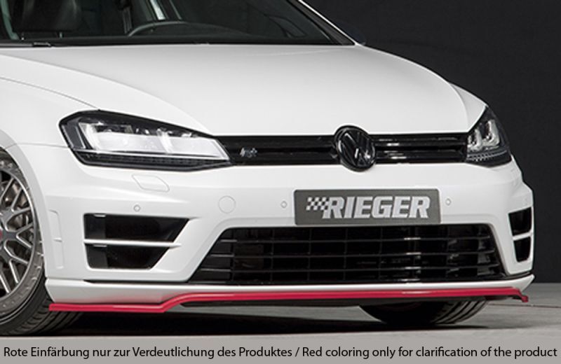 RIEGER  VW GOLF 7R　フロントスプリッター【お取寄せ商品】