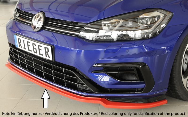 RIEGER  VW GOLF 7.5R　フロントスプリッター【お取寄せ商品】