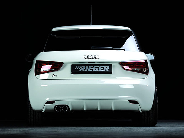 RIEGER TUNING AUDI A1 R/ディフューザー 左右出しマフラー【お取寄せ商品】